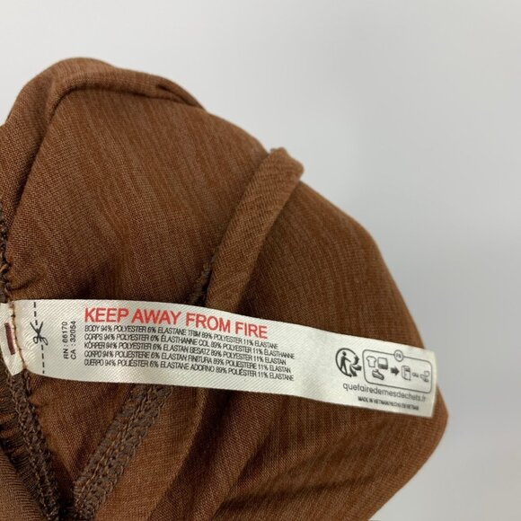 Free People Movement Shorts Find Your Flow Brown - Picture 4 of 11